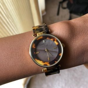 Anne Klein Tortoise Watch